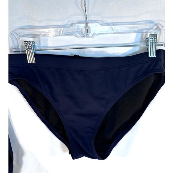 TYR Sport Women's Solid Diamondback Workout Bikini Swim Suit NWOT Navy - Picture 4 of 9